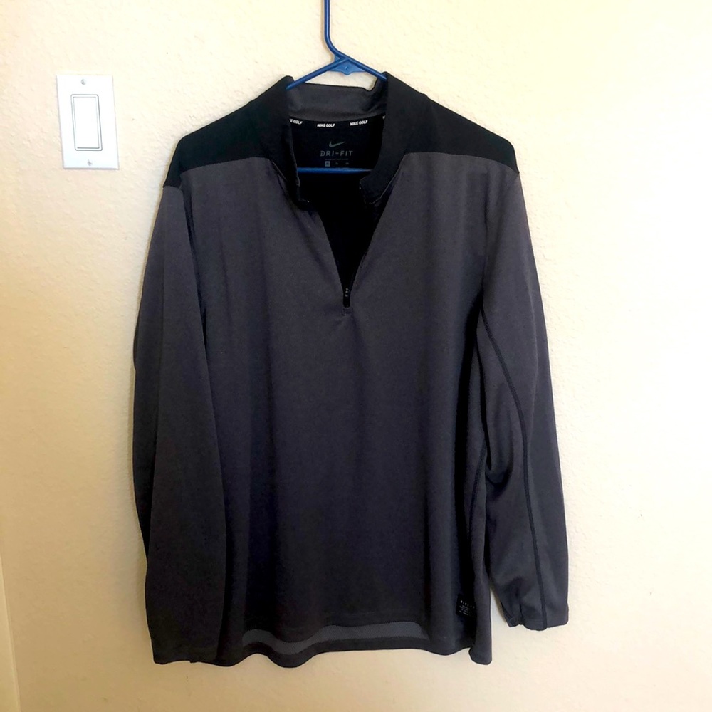 Nike Golf Dri-Fit pullover gray and black size XL in used but great condition